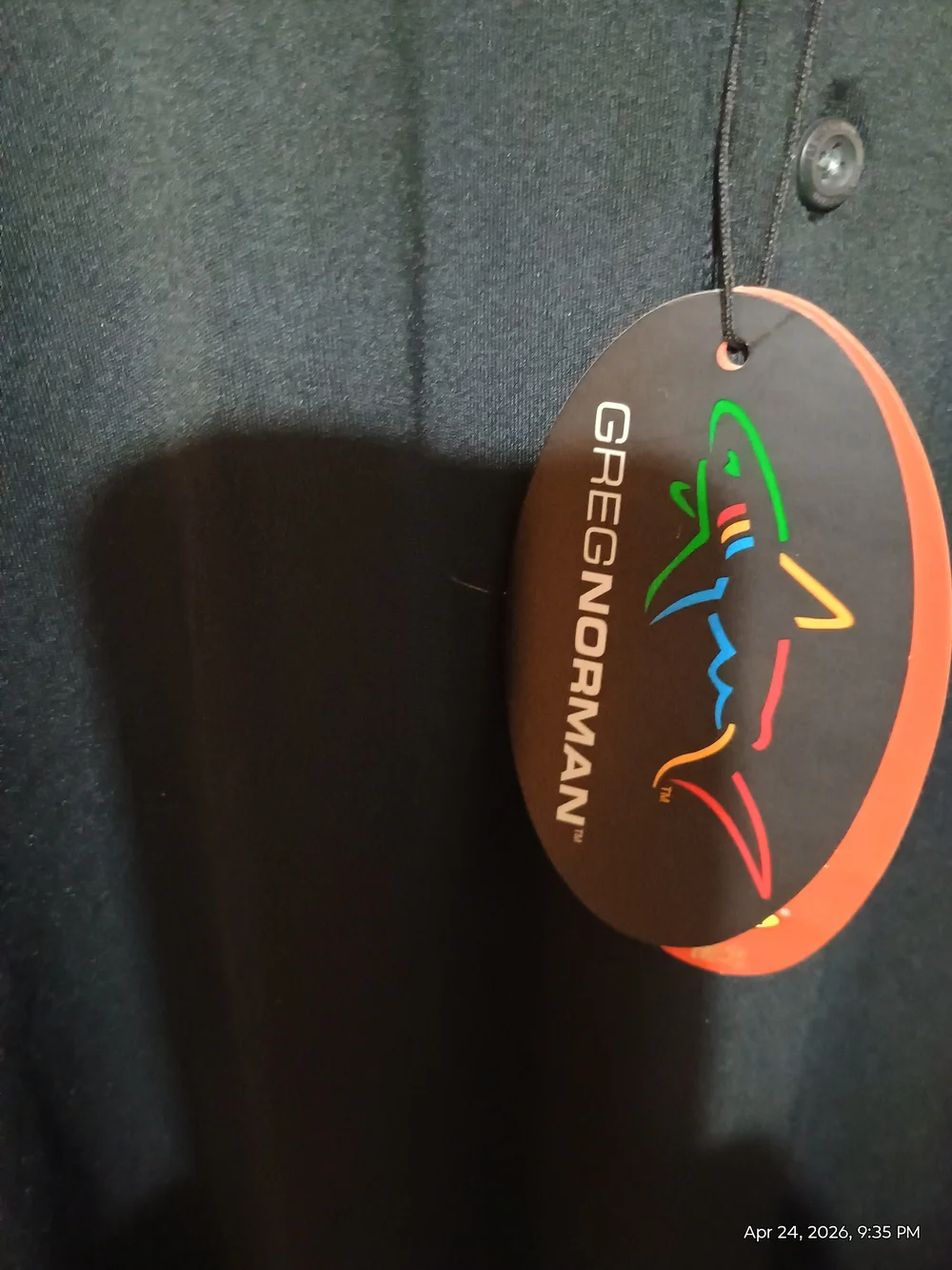 Greg Norman Men's Black Polo Shirt - Picture 3 of 5